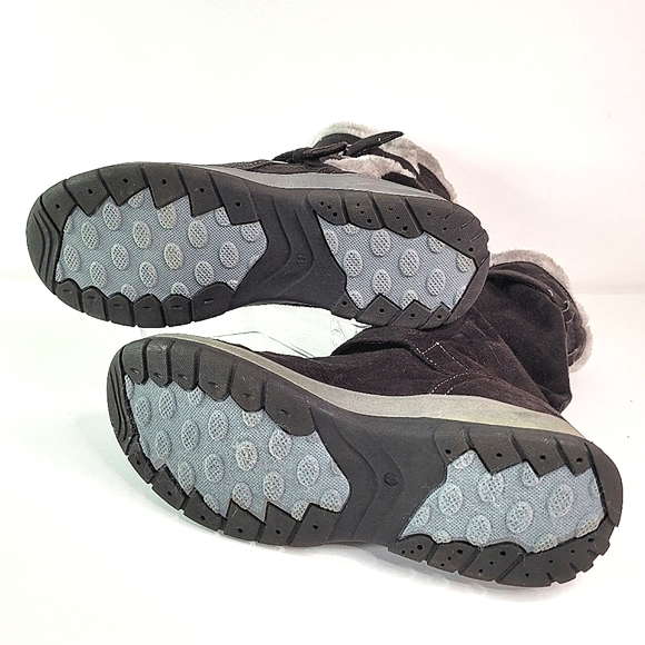 Itasca heather womens winter boots suede like exterior faux fur lining s… - Picture 9 of 10